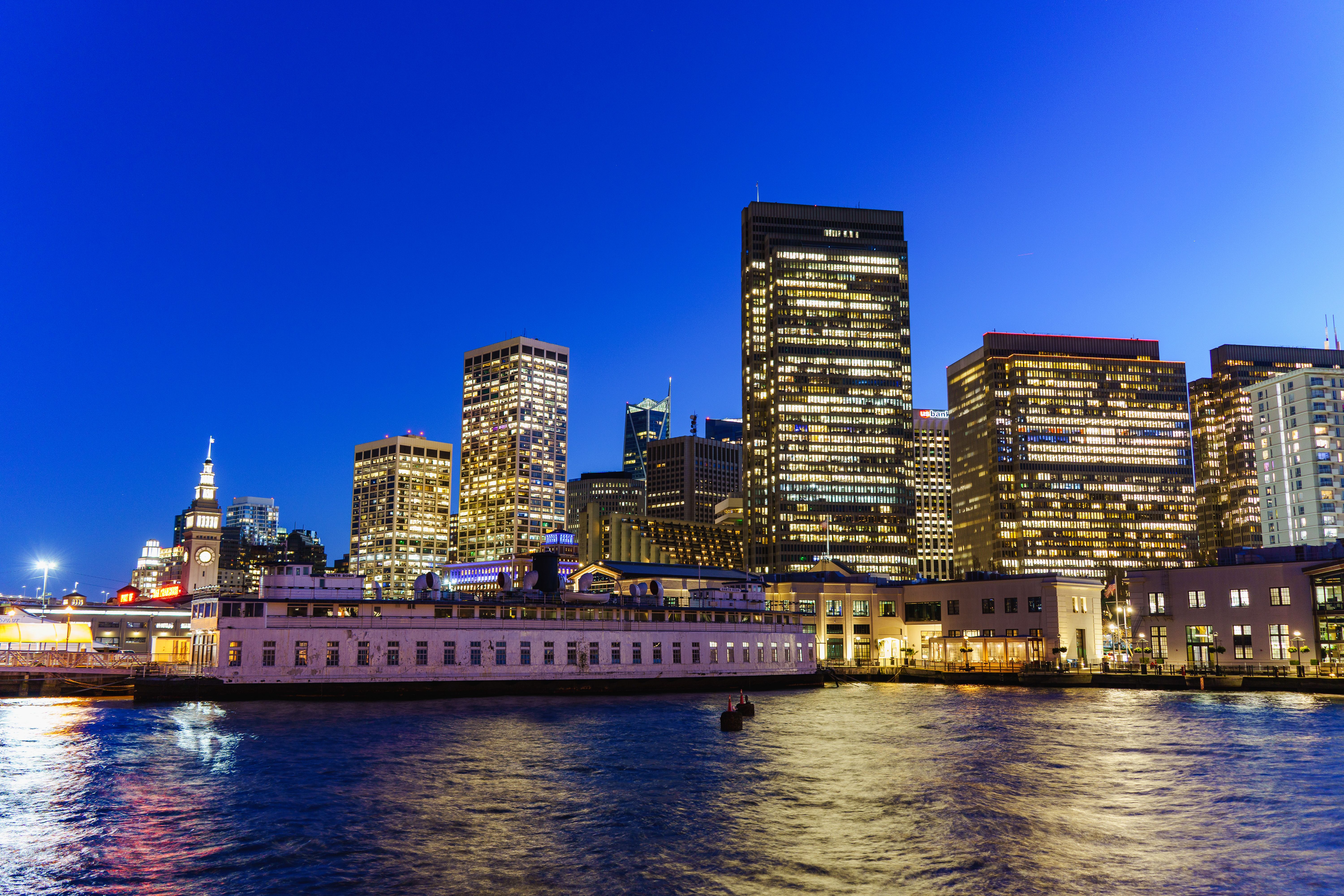 West Coast Express region skyline or port